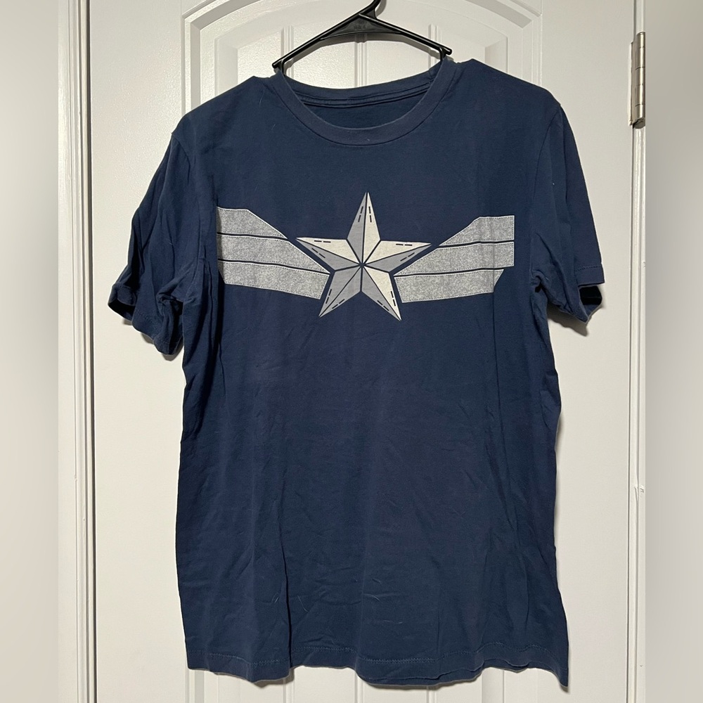 Men's Navy Blue Graphic T-Shirt